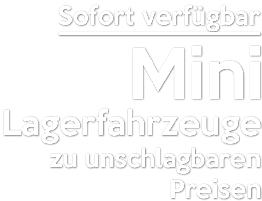 Mini Lagerfahrzeuge